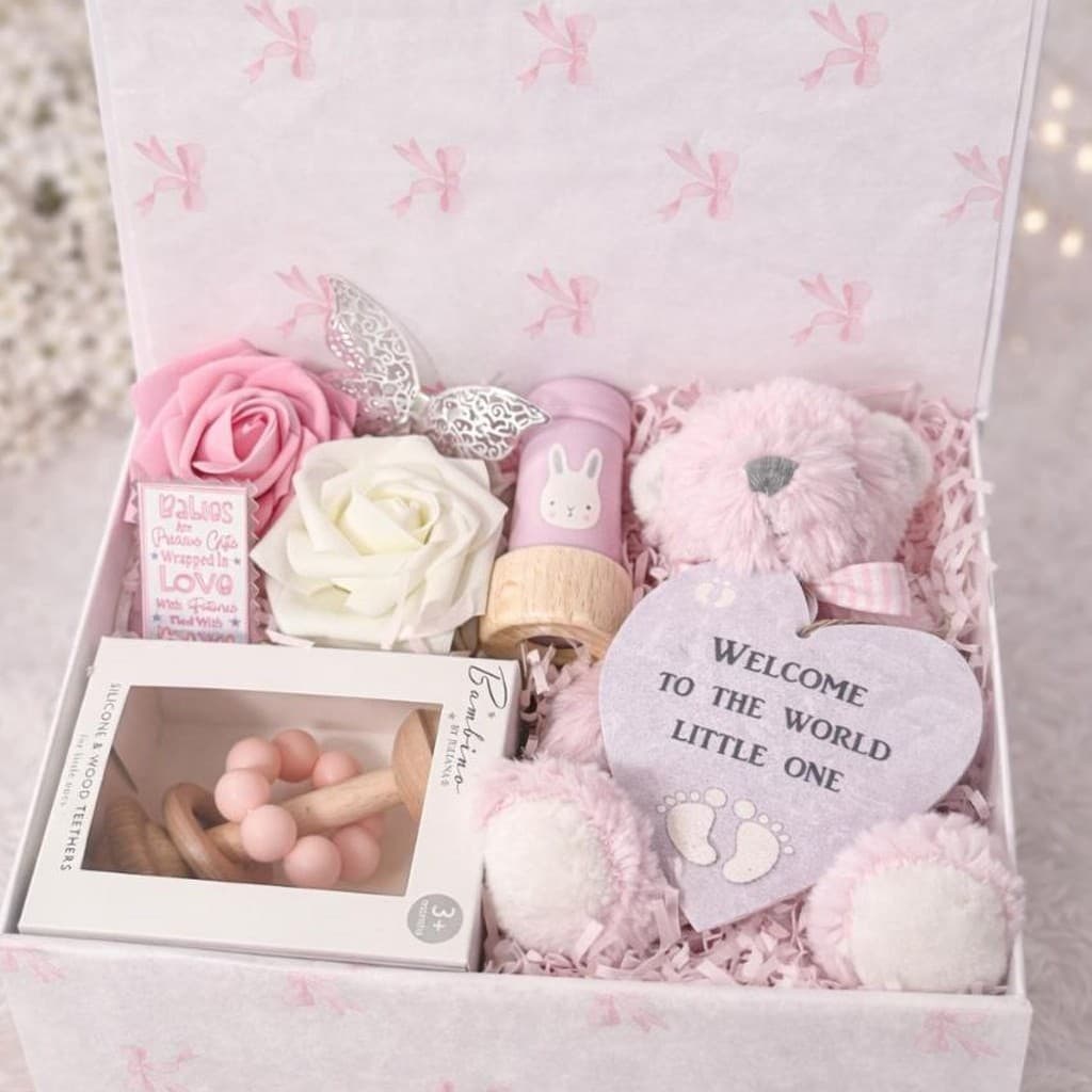 Lyserød Pige Gaveboks